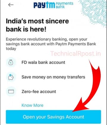 पेटीएम पेमेंट बैंक में अकाउंट कैसे बनाएं | Paytm payment bank account kaise banaye