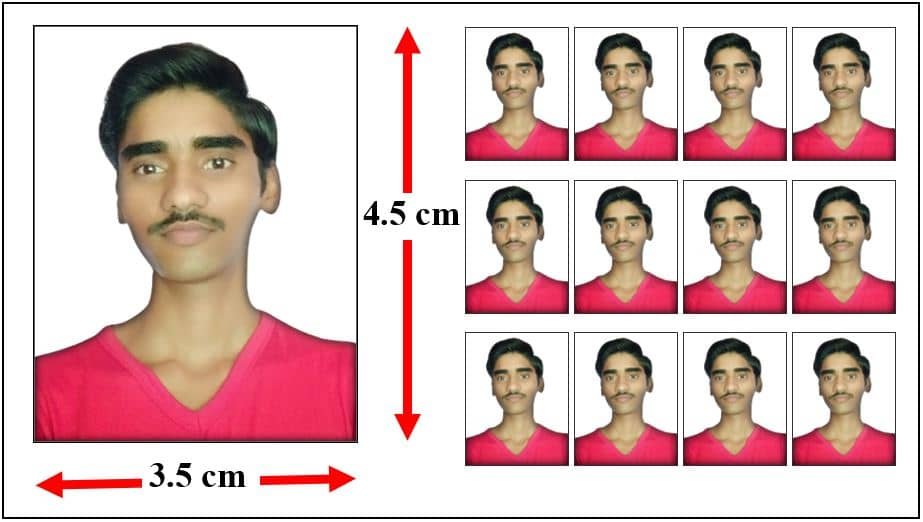 passport size photo size in cm | passport size photo size India