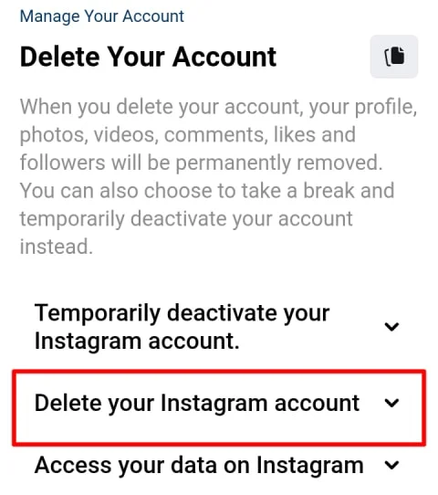 how to delete instagram account permanently, Instagram Account Permanently Delete Kaise Kare.