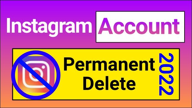 how to delete instagram account permanently, Instagram Account Permanently Delete Kaise Kare.