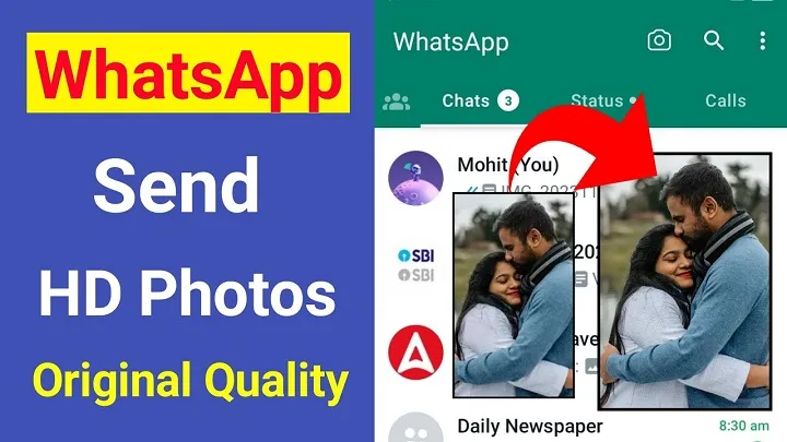 WhatsApp में HD Photos कैसे सेंड करें (How to Send HD Photos in WhatsApp)
